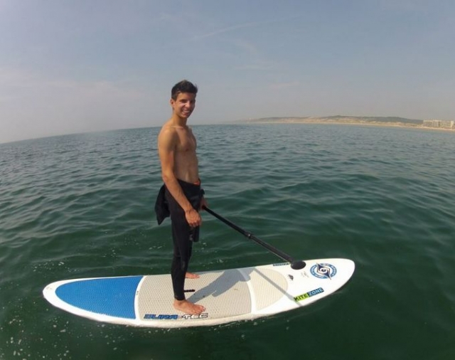 Decouverte paddle surf a Hardelot